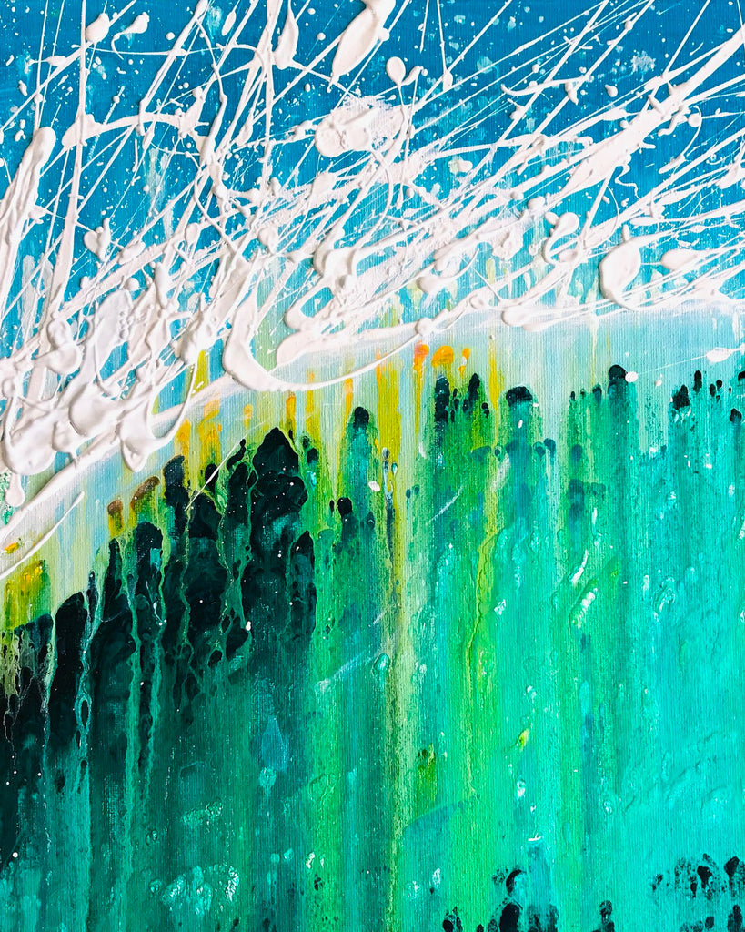 Abstract Ocean Paintings - Crawford Craft