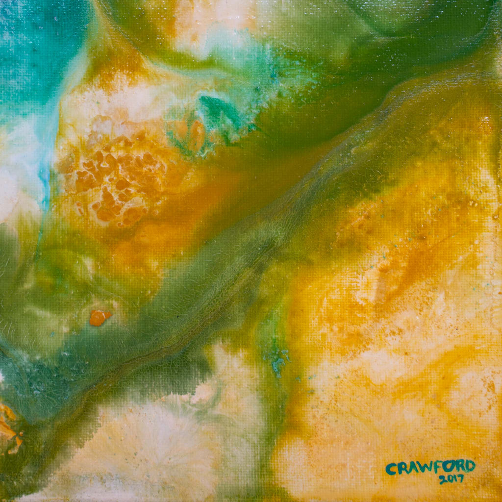 Barrier - Abstract Ocean Painting by Zach Crawford