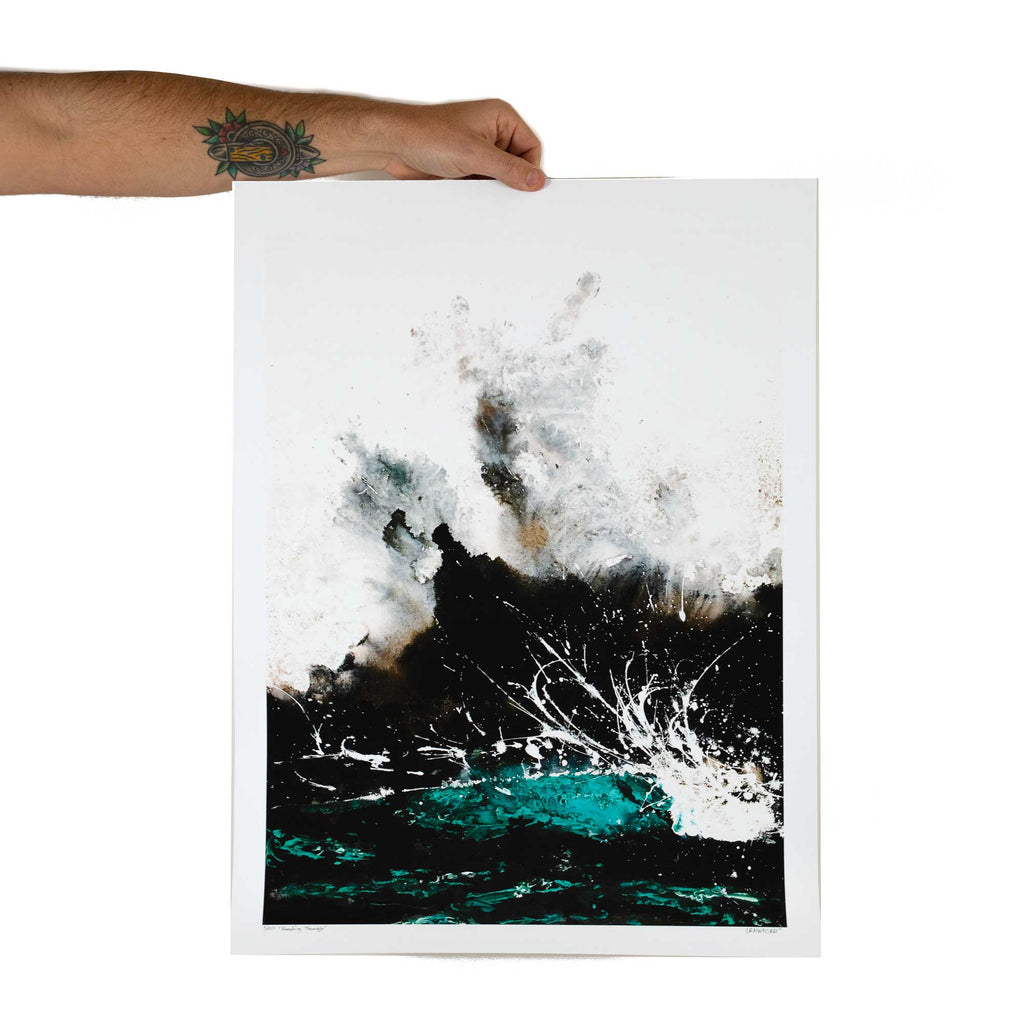 Breaking Through - Abstract Art Print by Zach Crawford