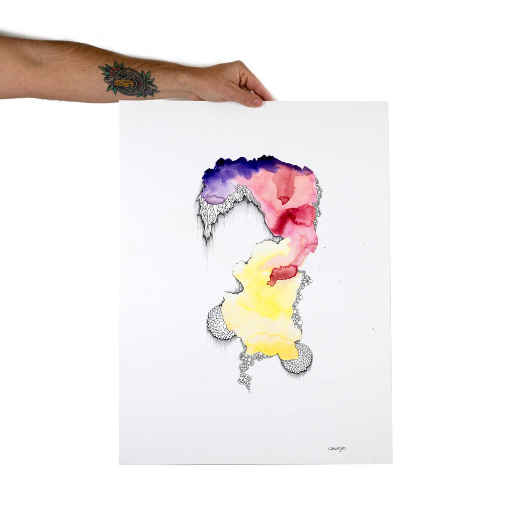 Curiosity - Abstract Painting & Drawing by Zach Crawford