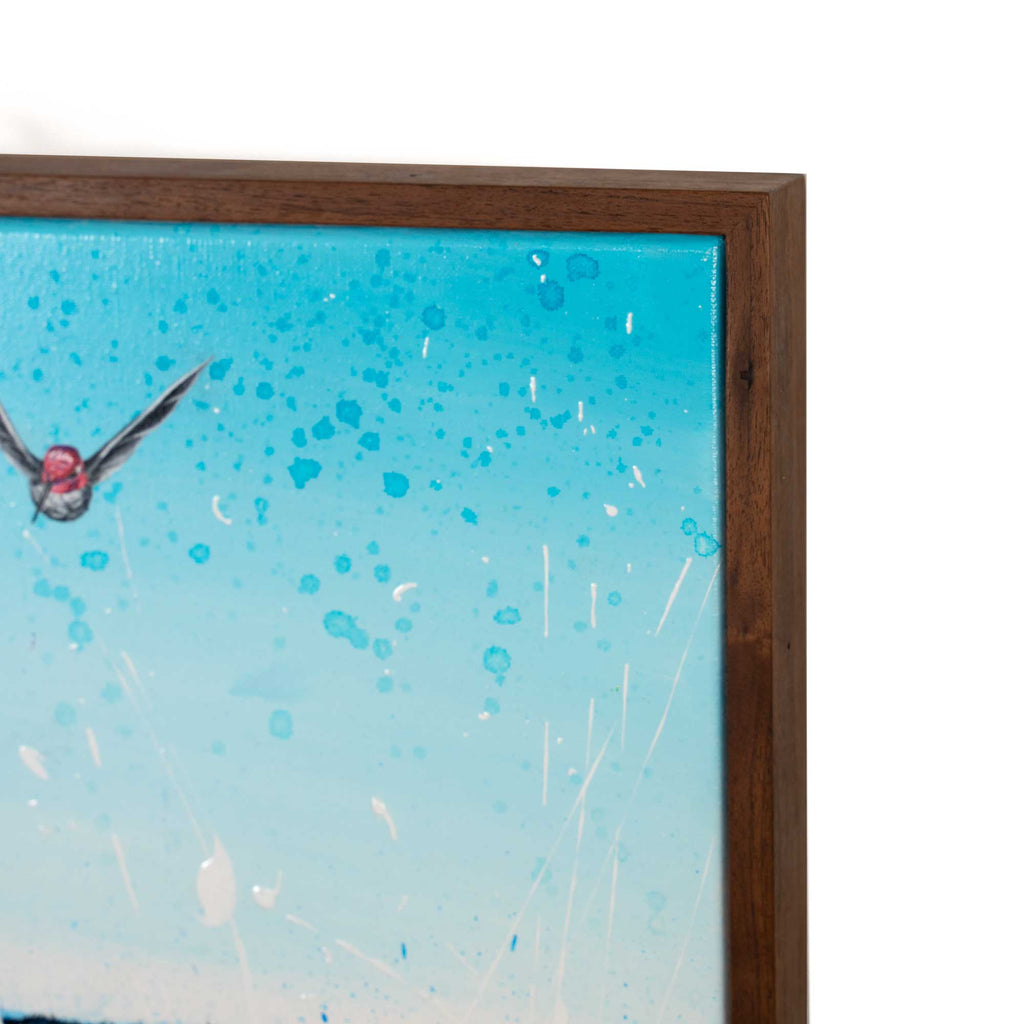 Floating Hopeful - Ocean Art Painting by Zach Crawford