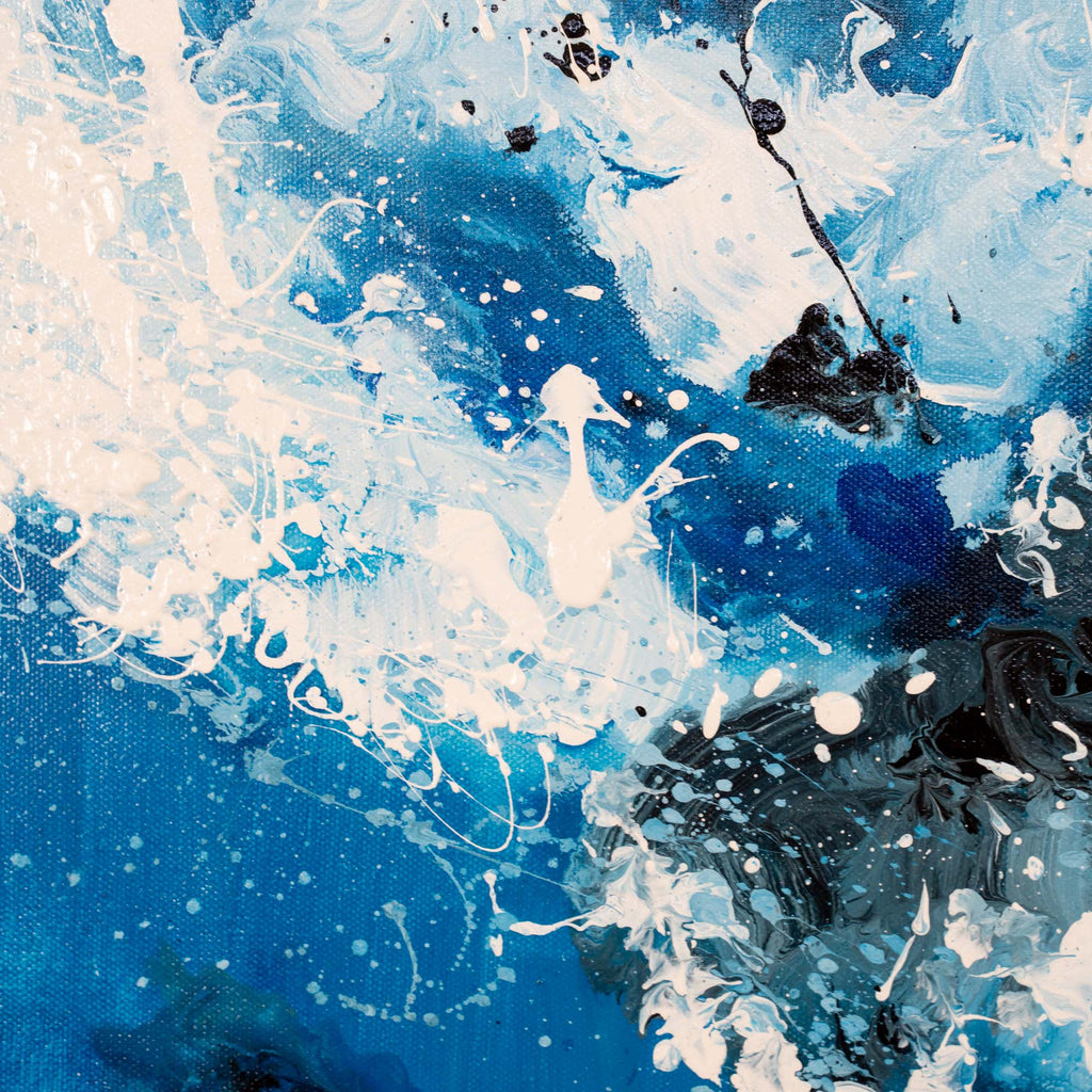 Vacancy - Abstract Ocean Painting by Zach Crawford
